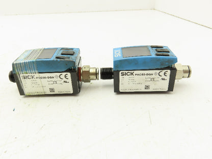 Sick PAC50-DGA 1062983 Fluid Pressure Sensor 10bar 145psi Lot of 2