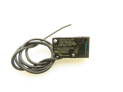 Keyence LV-NH100 Laser Sensor Head Receiver Broken Lens