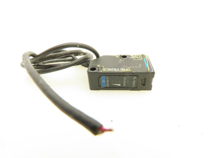 Keyence LV-NH100 Laser Sensor Head Receiver Broken Lens
