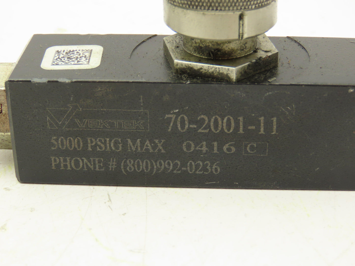 Vektek 70-2001-11 Precision Inline Flow Control Valve Needle 5000PSI 3GPM
