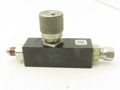 Vektek 70-2001-11 Precision Inline Flow Control Valve Needle 5000PSI 3GPM