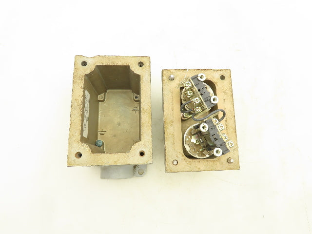 Allen Bradley 800H-NP31 Explosion-Proof 2-Pushbutton Switch Operator Station