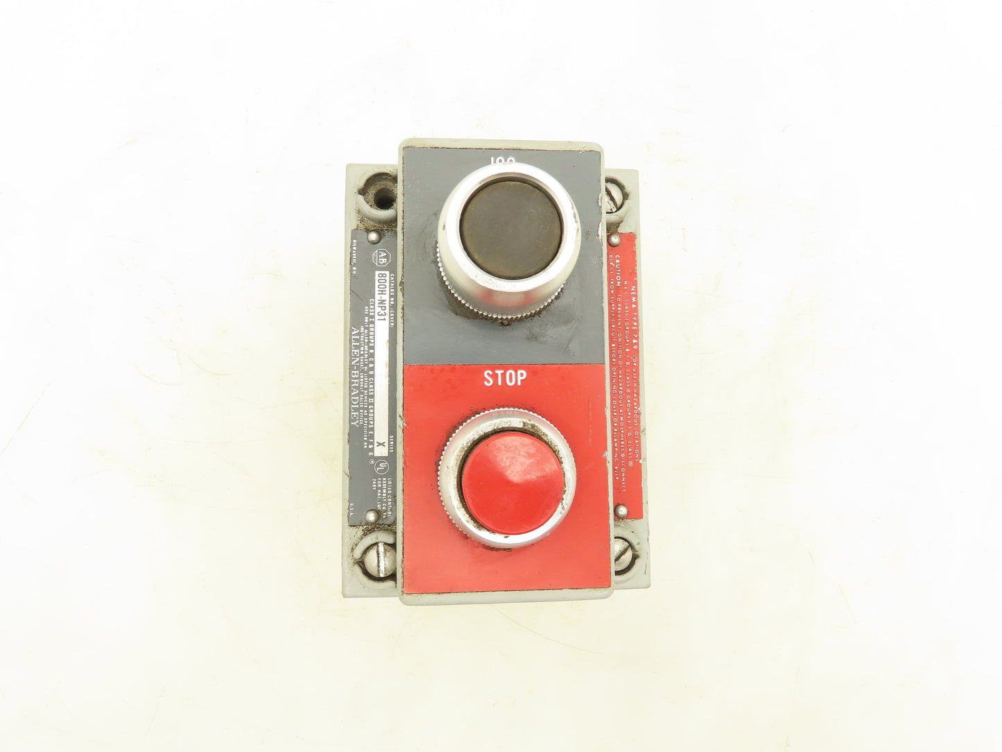 Allen Bradley 800H-NP31 Explosion-Proof 2-Pushbutton Switch Operator Station