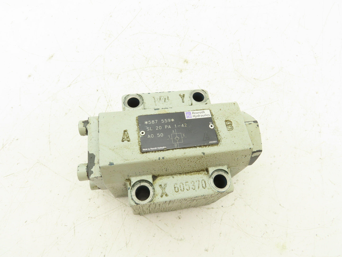 Rexroth SL 20 PA 1-42 Hydraulic Pilot Operated Check Valve