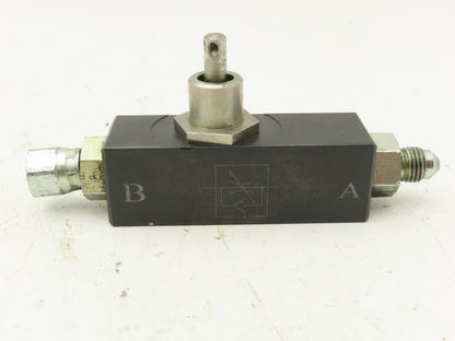 Vektek 70-2001-11 Precision Inline Flow Control Valve Needle 5000PSI 3GPM