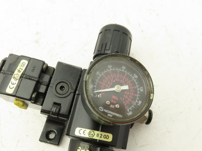 Norgren B73G-3AK-QD3-RMN Pneumatic Air Pressure Regulator 5-150PSI 3/8" NPT
