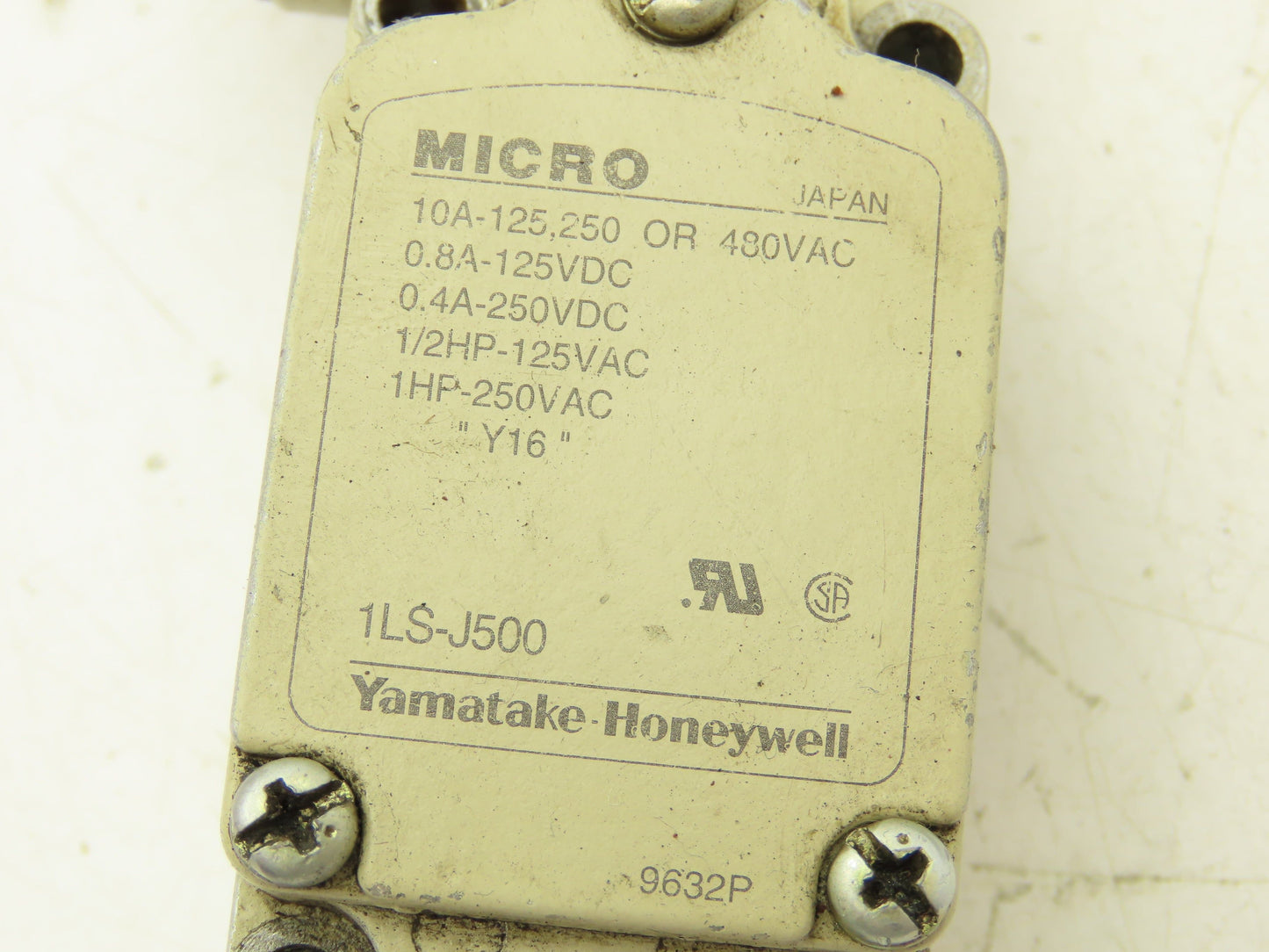 Yamatake Honeywell 1LS-J500 General Purpose Compact Limit Switch 10A Lot of 5
