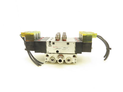 Norgren V61R611A-A213JA Pneumatic Air Direction Control Solenoid Valve Block 24V