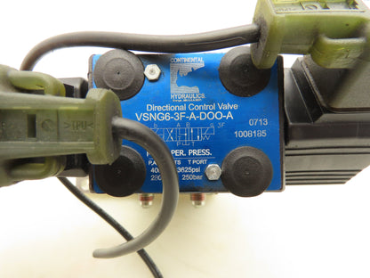 Continental VSNG6-3F-A-D00 Hydraulic Solenoid Directional Control Valve 4060PSI