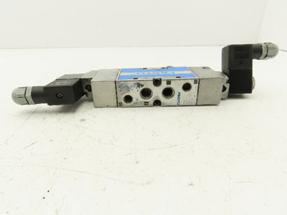 Festo MFH-5/3-G1/4-B Pneumatic Solenoid Valve 145 PSI 24VDC