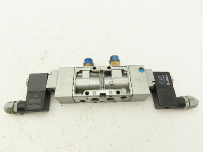 Festo MFH-5/3-G1/4-B Pneumatic Solenoid Valve 145 PSI 24VDC