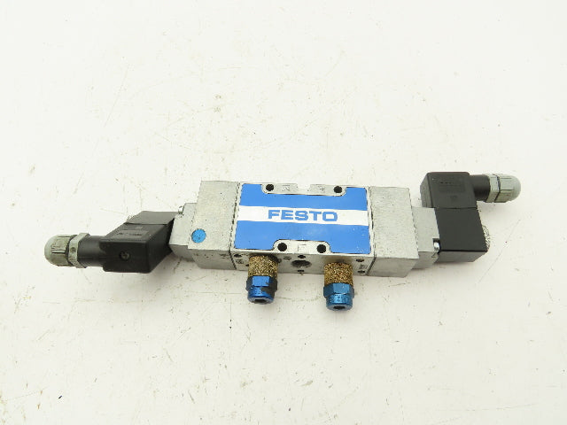 Festo MFH-5/3-G1/4-B Pneumatic Solenoid Valve 145 PSI 24VDC