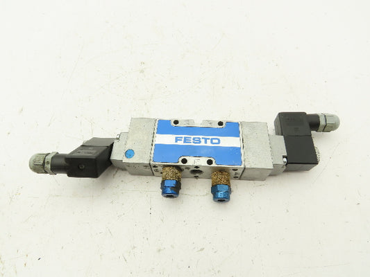 Festo MFH-5/3-G1/4-B Pneumatic Solenoid Valve 145 PSI 24VDC