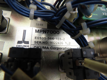 Okuma E0105-566-103-2 HMI Operator Control Panel