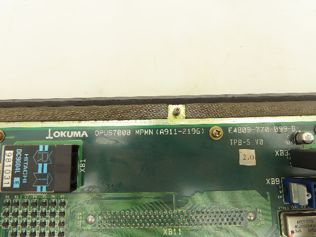 Okuma E0105-566-103-2 HMI Operator Control Panel