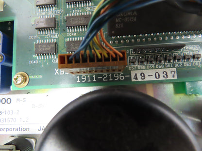 Okuma MPN7000 M-S CNC Lathe Operator Control Panel E0105-566-103-2