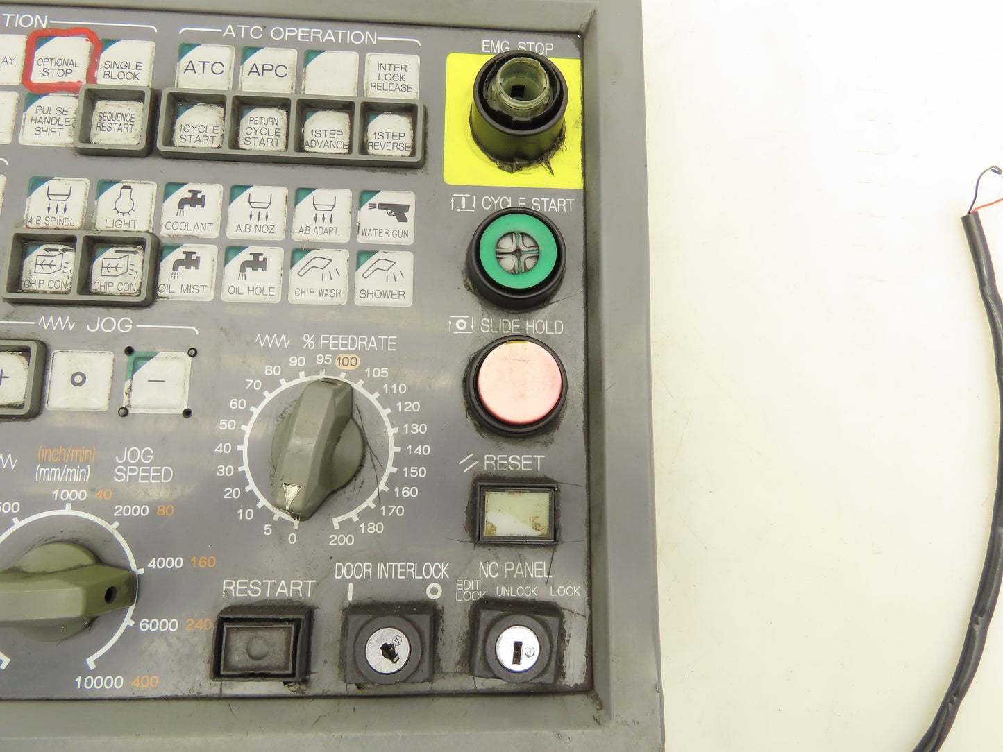 Okuma MPN7000 M-S CNC Lathe Operator Control Panel E0105-566-103-2