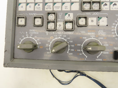 Okuma MPN7000 M-S CNC Lathe Operator Control Panel E0105-566-103-2
