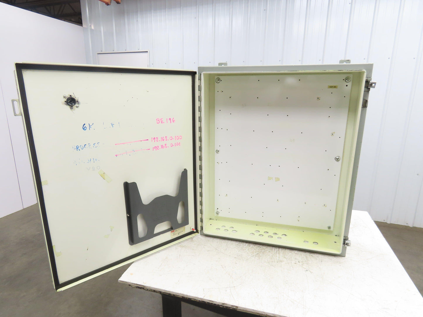 Hoffman A363008LP Wall Mount Electrical Enclosure 36x30x8" w/Backplate Type 12