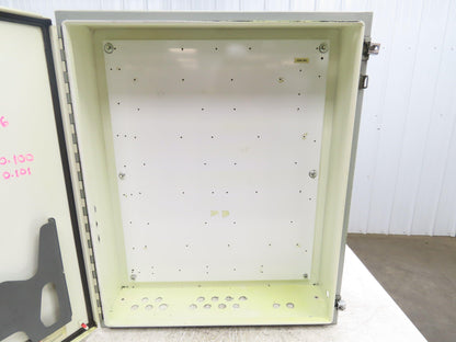 Hoffman A363008LP Wall Mount Electrical Enclosure 36x30x8" w/Backplate Type 12