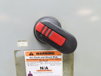 Hoffman A363008LP Wall Mount Electrical Enclosure 36x30x8" w/Backplate Type 12