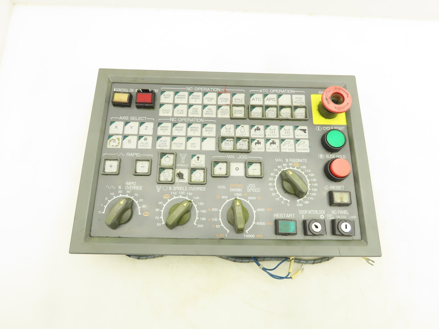 Okuma MPN7000 M-S CNC Lathe Operator Control Panel E0105-566-103-2