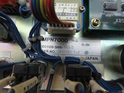 Okuma MPN7000 M-S CNC Lathe Operator Control Panel E0105-566-103-2