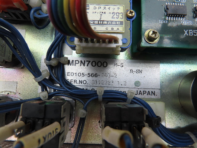 Okuma MPN7000 M-S CNC Lathe Operator Control Panel E0105-566-103-2