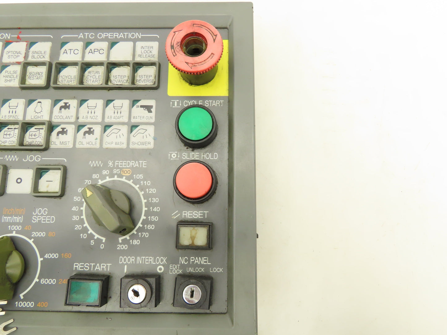 Okuma MPN7000 M-S CNC Lathe Operator Control Panel E0105-566-103-2