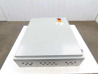 Hoffman A363008LP Wall Mount Electrical Enclosure 36x30x8" w/Backplate Type 12