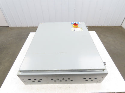 Hoffman A363008LP Wall Mount Electrical Enclosure 36x30x8" w/Backplate Type 12