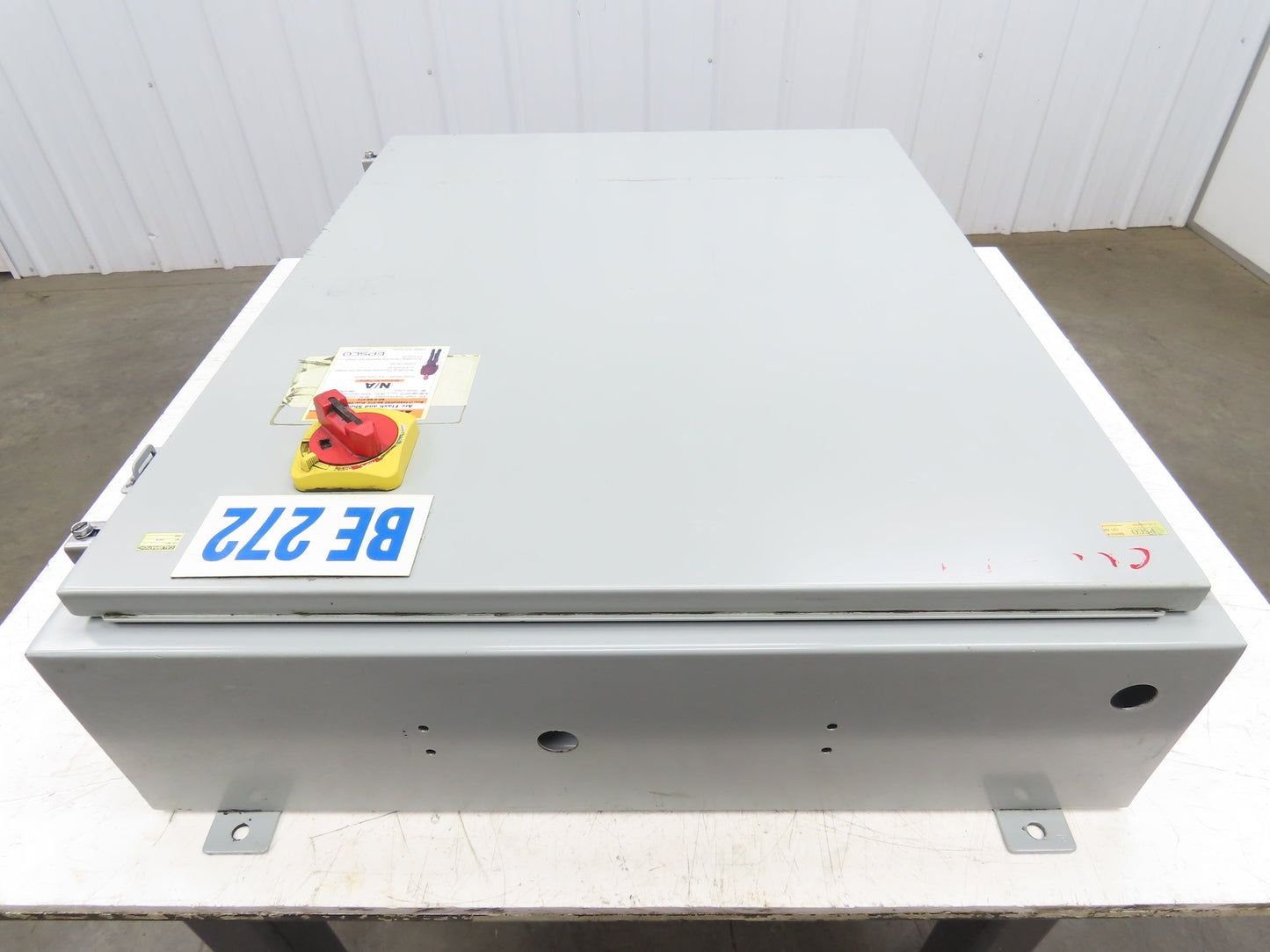 Hoffman A363008LP Wall Mount Electrical Enclosure 36x30x8" w/Backplate Type 12