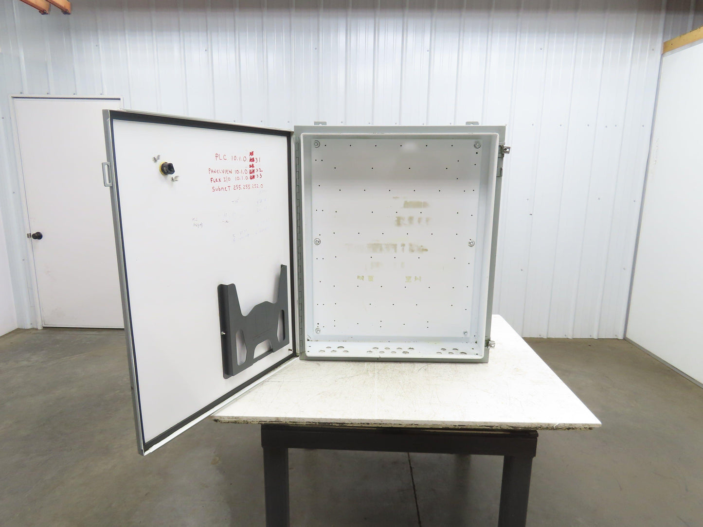 Hoffman A363008LP Wall Mount Electrical Enclosure 36x30x8" w/Backplate Type 12