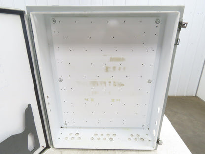 Hoffman A363008LP Wall Mount Electrical Enclosure 36x30x8" w/Backplate Type 12