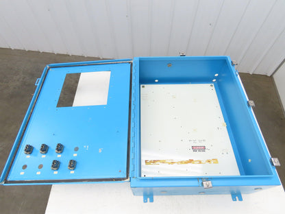 Wall Mount Electrical Enclosure 30x24x10" Backplate - 10x11" Door Cut-Out