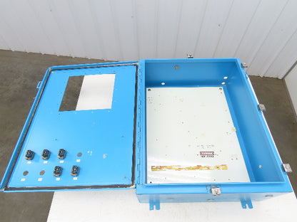 Wall Mount Electrical Enclosure 30x24x10" Backplate - 10x11" Door Cut-Out