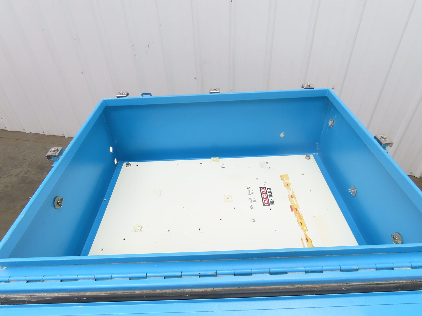 Wall Mount Electrical Enclosure 30x24x10" Backplate - 10x11" Door Cut-Out