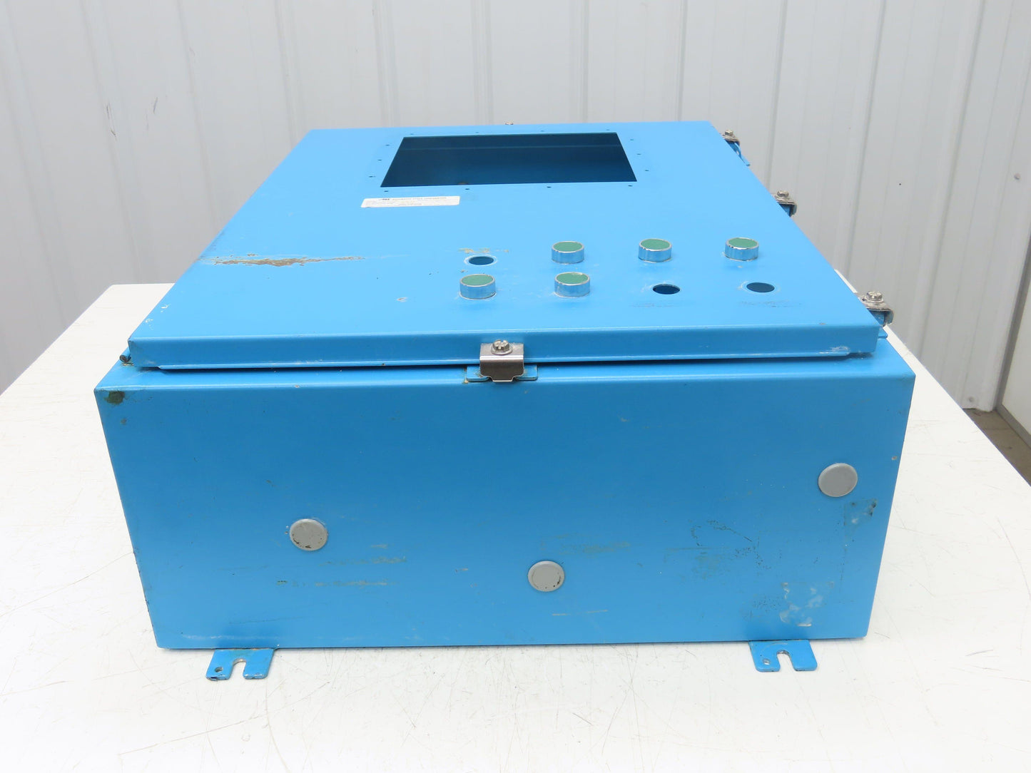 Wall Mount Electrical Enclosure 30x24x10" Backplate - 10x11" Door Cut-Out