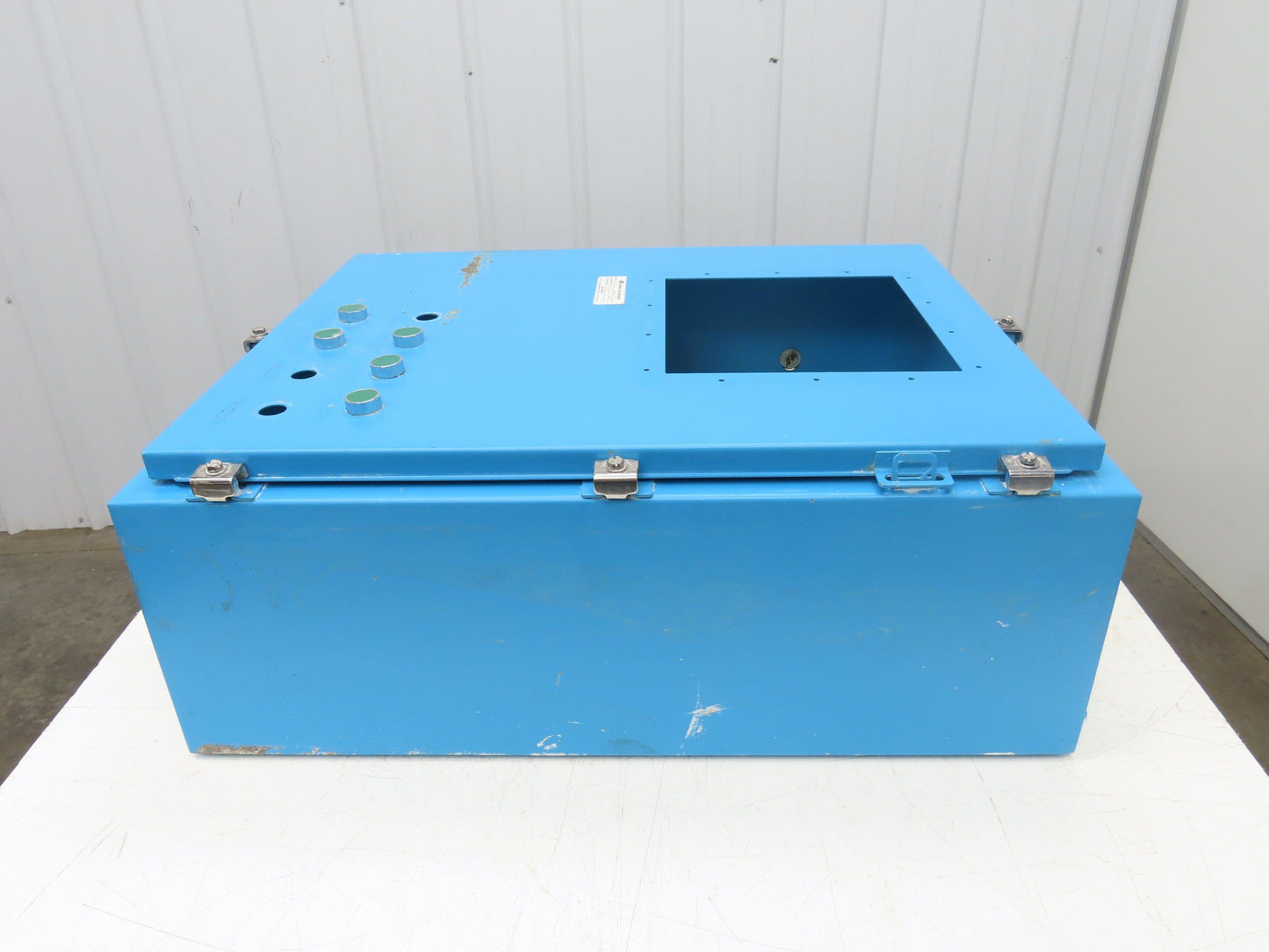 Wall Mount Electrical Enclosure 30x24x10" Backplate - 10x11" Door Cut-Out