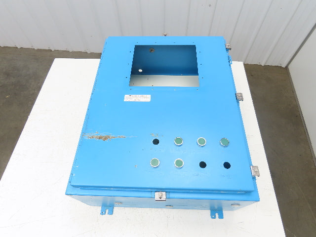 Wall Mount Electrical Enclosure 30x24x10" Backplate - 10x11" Door Cut-Out