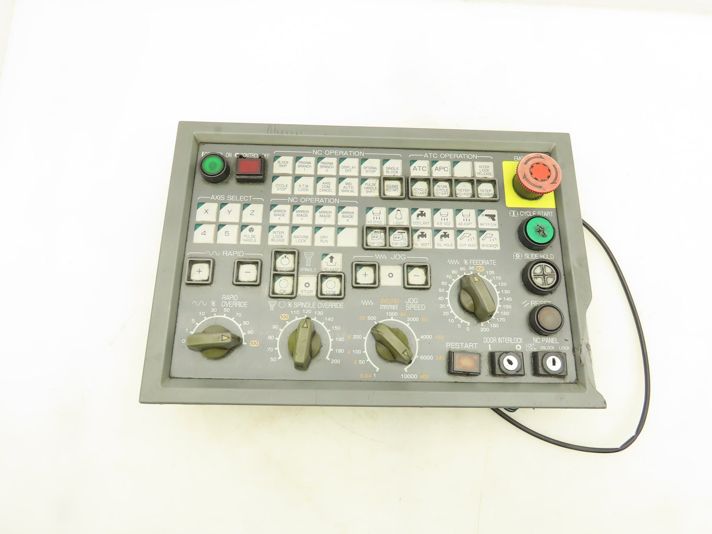 Okuma MPN7000 M-S CNC Lathe Operator Control Panel E0105-566-103-3