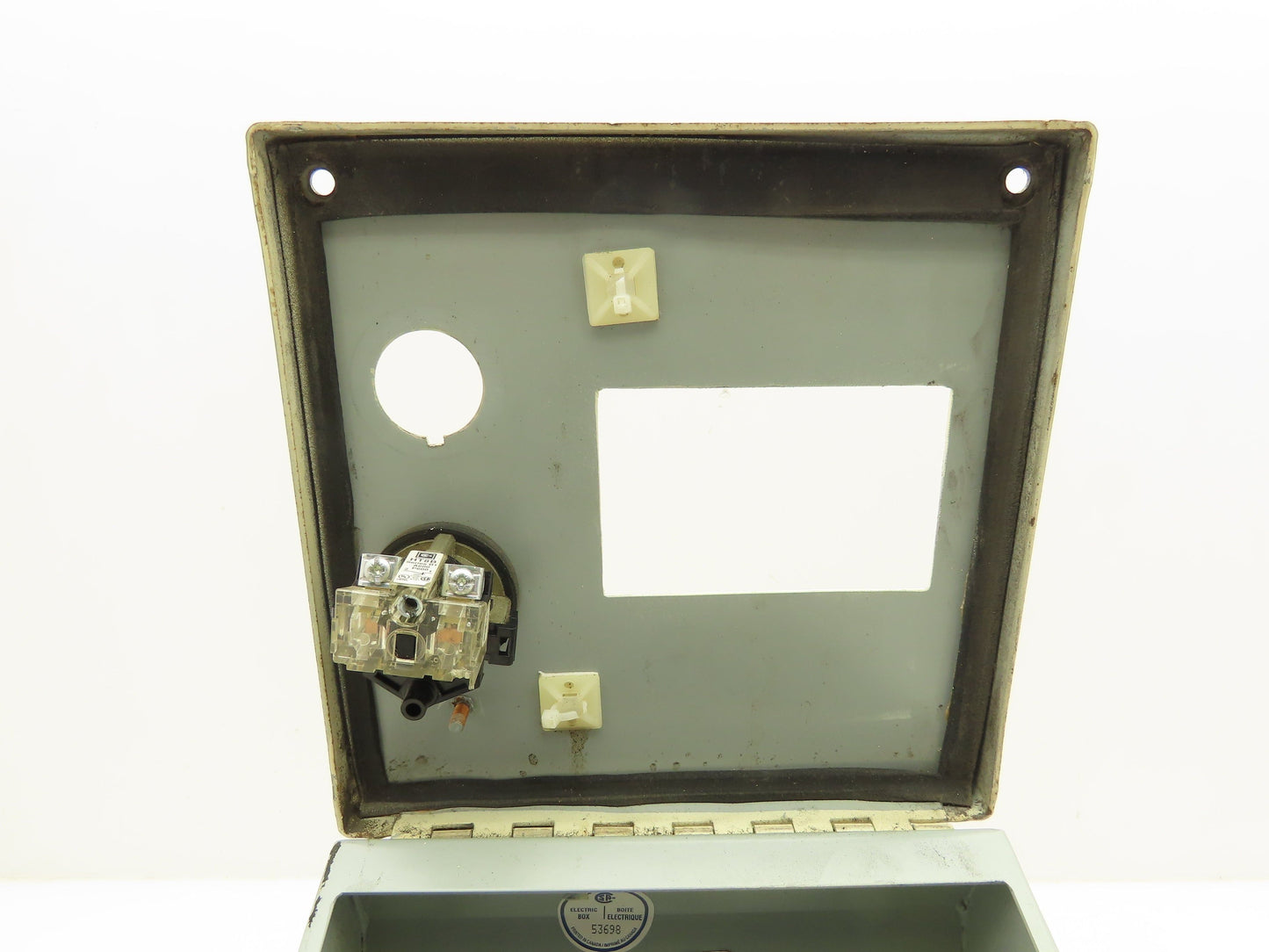 Hoffman C8C8 Sloped Top Operator Control Consolet Encloser 8x8x7.09" Steel