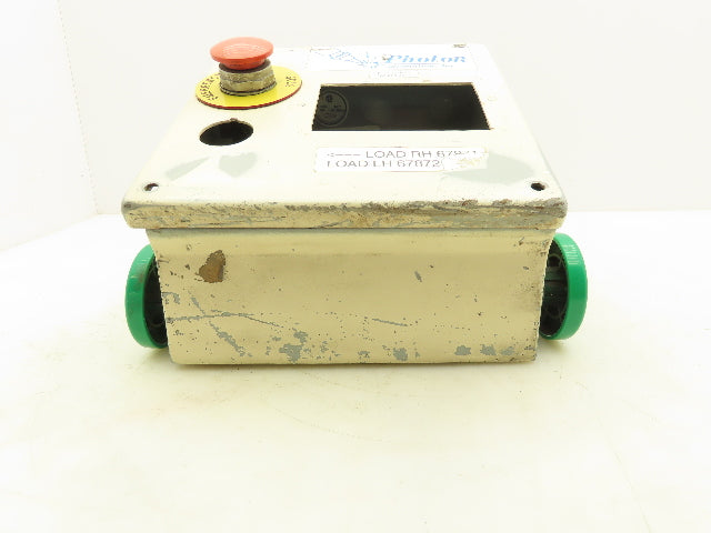 Hoffman C8C8 Sloped Top Operator Control Consolet Encloser 8x8x7.09" Steel