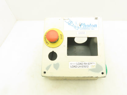 Hoffman C8C8 Sloped Top Operator Control Consolet Encloser 8x8x7.09" Steel