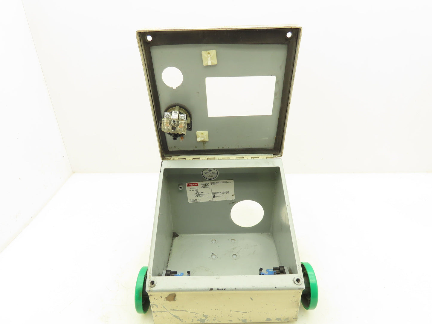 Hoffman C8C8 Sloped Top Operator Control Consolet Encloser 8x8x7.09" Steel