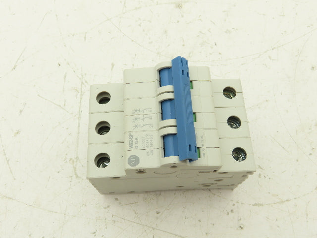 Allen Bradley 1492-SPM3D150 Supplementary Circuit Breaker Protector 3 Pole 15A