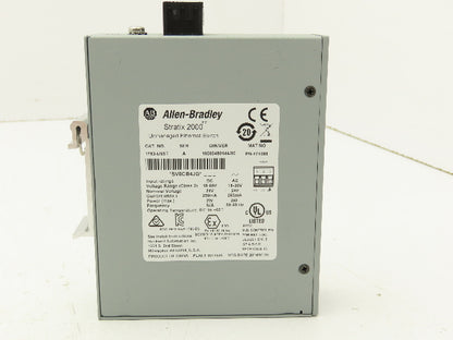 Allen Bradley 1783-US5T PLC Unmanaged Ethernet Switch 5-Port