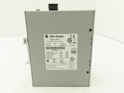 Allen Bradley 1783-US8T Stratix 2000 Ethernet Unmanaged Switch 8 Port
