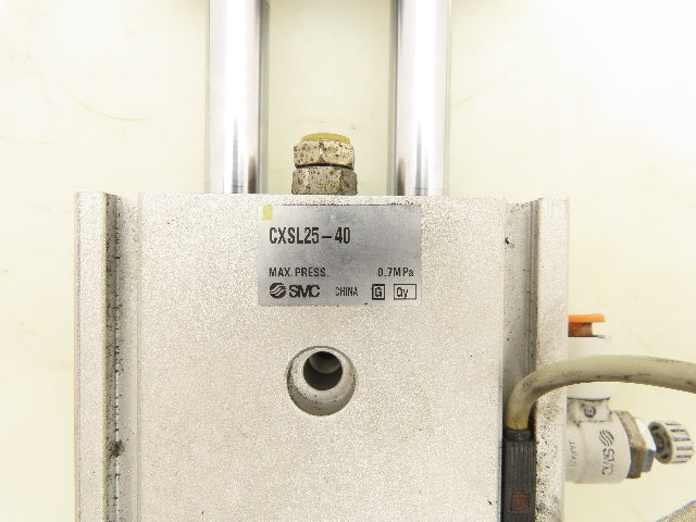 SMC CXSL25-40 Dual Rod Guided Air Cylinder Linear Actuator 40mm Stroke