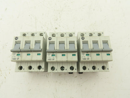 Allen Bradley 1492-SP3C150 Circuit Breaker 3 Pole 15A 415V Lot of 3